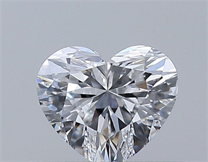Picture of Natural Diamond 0.35 Carats, Heart with  Cut, D Color, VVS2 Clarity and Certified by GIA