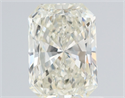 Natural Diamond 1.31 Carats, Radiant with  Cut, M Color, IF Clarity and Certified by GIA