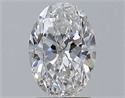 Natural Diamond 1.72 Carats, Oval with  Cut, D Color, VS1 Clarity and Certified by GIA