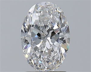 Picture of Natural Diamond 1.72 Carats, Oval with  Cut, D Color, VS1 Clarity and Certified by GIA