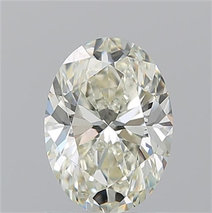Picture of Natural Diamond 1.31 Carats, Oval with  Cut, K Color, VS1 Clarity and Certified by GIA
