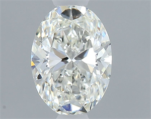Foto Diamante Natural 0.50 quilates, Ovalado , Color I, claridad SI1 y certificado GIA de