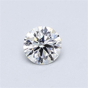 Picture of Natural Diamond 0.41 Carats, Round with Excellent Cut, E Color, VVS2 Clarity and Certified by GIA