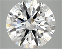 Lab Grown Diamond 5.00 Carats, Round with Ideal Cut, F Color, VVS2 Clarity and Certified by IGI