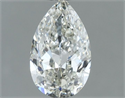 Natural Diamond 0.50 Carats, Pear with  Cut, I Color, VVS1 Clarity and Certified by IGI