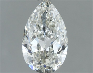 Picture of Natural Diamond 0.50 Carats, Pear with  Cut, I Color, VVS1 Clarity and Certified by IGI