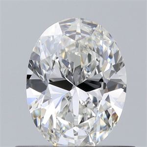Foto Diamante Natural 0.62 quilates, Ovalado , Color G, claridad VVS2 y certificado GIA de