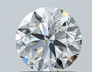 Picture of Natural Diamond 0.90 Carats, Round with Very Good Cut, I Color, VVS2 Clarity and Certified by GIA
