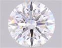 Del inventario de diamantes de laboratorio, 2.08 quilates, Redondo , Color D, claridad IF y certificado IGI