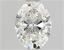 Natural Diamond 0.70 Carats, Oval with  Cut, G Color, VVS1 Clarity and Certified by GIA