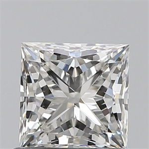 Foto Diamante Natural 0.81 quilates, Princesa , Color J, claridad SI1 y certificado GIA de