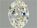 Diamante Natural 1.01 quilates, Ovalado , Color K, claridad IF y certificado GIA