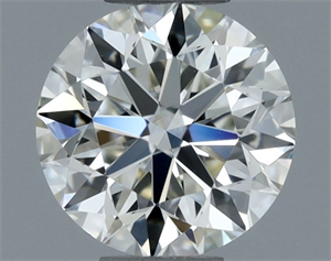 Picture of Natural Diamond 0.50 Carats, Round with Very Good Cut, H Color, VVS2 Clarity and Certified by IGI