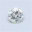 Diamante Natural 0.50 quilates, Redondo , Color H, claridad VVS2 y certificado GIA