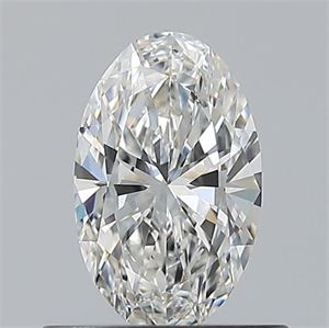 Foto Diamante Natural 0.54 quilates, Ovalado , Color F, claridad VVS1 y certificado GIA de
