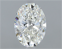 Natural Diamond 0.55 Carats, Oval with  Cut, G Color, VVS1 Clarity and Certified by GIA