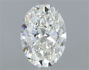 Picture of Natural Diamond 0.55 Carats, Oval with  Cut, G Color, VVS1 Clarity and Certified by GIA