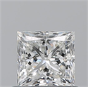 Diamante Natural 0.70 quilates, Princesa , Color H, claridad VVS1 y certificado GIA