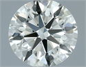Natural Diamond 1.12 Carats, Round with Excellent Cut, J Color, VVS1 Clarity and Certified by IGI