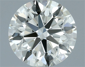 Picture of Natural Diamond 1.12 Carats, Round with Excellent Cut, J Color, VVS1 Clarity and Certified by IGI