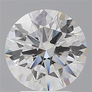 Picture of Lab Grown Diamond 3.08 Carats, Round with Ideal Cut, E Color, VVS2 Clarity and Certified by IGI