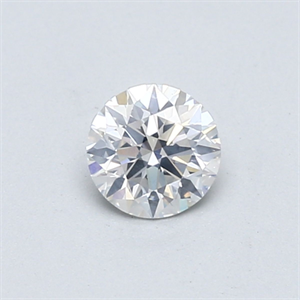 Foto Diamante Natural 0.45 quilates, Redondo , Color F, claridad I1 y certificado GIA de