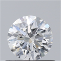 Natural Diamond 0.46 Carats, Round with Excellent Cut, E Color, VS2 Clarity and Certified by GIA