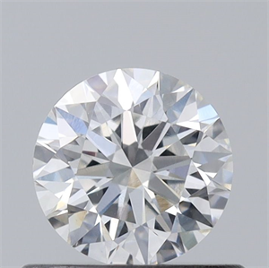 Picture of Natural Diamond 0.46 Carats, Round with Excellent Cut, E Color, VS2 Clarity and Certified by GIA