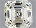 Natural Diamond 1.01 Carats, Asscher with  Cut, L Color, VVS1 Clarity and Certified by GIA