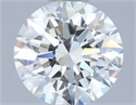 Natural Diamond 1.09 Carats, Round with Excellent Cut, J Color, VS1 Clarity and Certified by IGI