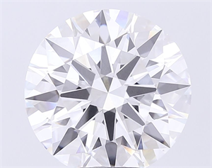 Picture of Lab Grown Diamond 7.07 Carats, Round with Ideal Cut, F Color, VVS2 Clarity and Certified by IGI