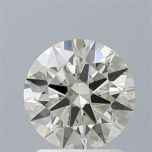 Picture of Natural Diamond 1.50 Carats, Round with Excellent Cut, M Color, SI1 Clarity and Certified by GIA