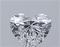 Natural Diamond 0.30 Carats, Heart with  Cut, D Color, VS1 Clarity and Certified by GIA