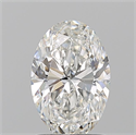 Natural Diamond 1.20 Carats, Oval with  Cut, G Color, VS1 Clarity and Certified by GIA