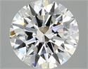 Del inventario de diamantes de laboratorio, 3.03 quilates, Redondo , Color F, claridad VVS2 y certificado IGI