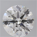 Lab Grown Diamond 4.53 Carats, Round with Ideal Cut, E Color, VVS2 Clarity and Certified by IGI