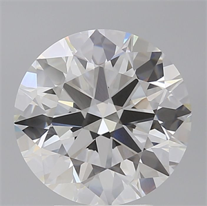 Picture of Lab Grown Diamond 4.53 Carats, Round with Ideal Cut, E Color, VVS2 Clarity and Certified by IGI