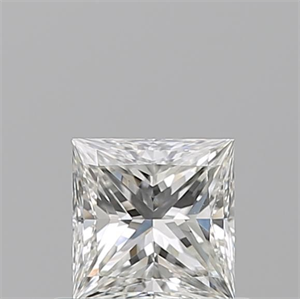 Picture of Natural Diamond 0.60 Carats, Princess with  Cut, I Color, VVS2 Clarity and Certified by GIA