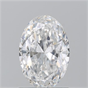Natural Diamond 1.20 Carats, Oval with  Cut, D Color, VS1 Clarity and Certified by GIA