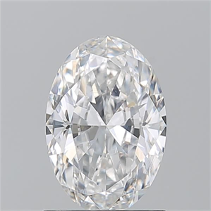 Picture of Natural Diamond 1.20 Carats, Oval with  Cut, D Color, VS1 Clarity and Certified by GIA