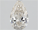 Diamante Natural 0.80 quilates, De pera , Color J, claridad IF y certificado GIA
