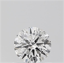 Natural Diamond 0.40 Carats, Round with Excellent Cut, E Color, I1 Clarity and Certified by IGI