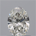 Natural Diamond 0.51 Carats, Oval with  Cut, G Color, VVS1 Clarity and Certified by GIA