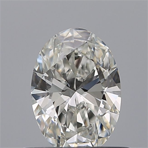 Picture of Natural Diamond 0.51 Carats, Oval with  Cut, G Color, VVS1 Clarity and Certified by GIA