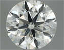 Natural Diamond 0.70 Carats, Round with Very Good Cut, L Color, VS1 Clarity and Certified by GIA