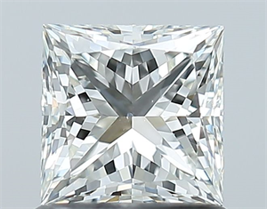 Picture of Natural Diamond 1.00 Carats, Princess with  Cut, I Color, VS2 Clarity and Certified by GIA