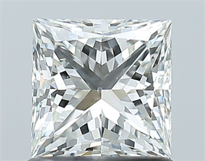 Picture of Natural Diamond 1.00 Carats, Princess with  Cut, I Color, VS2 Clarity and Certified by GIA