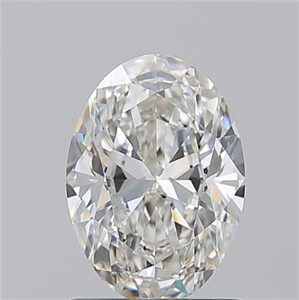Picture of Natural Diamond 1.20 Carats, Oval with  Cut, I Color, SI1 Clarity and Certified by GIA