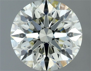 Picture of Natural Diamond 1.05 Carats, Round with Excellent Cut, K Color, IF Clarity and Certified by IGI