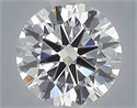 Lab Grown Diamond 1.31 Carats, Round with Excellent Cut, D Color, VVS2 Clarity and Certified by IGI